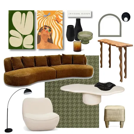 inspired by - 70’s Interior Design Mood Board by envisual design on Style Sourcebook