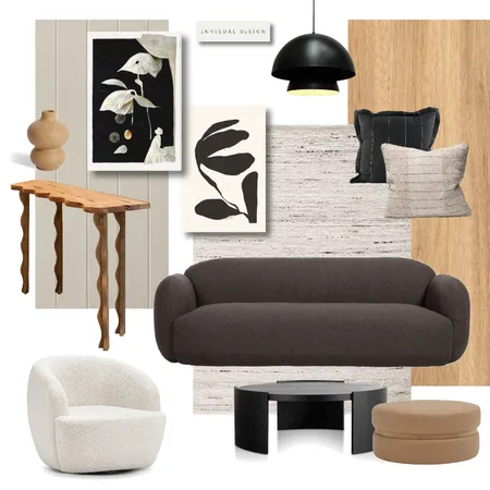 Inspired by comp - Artwork colours Interior Design Mood Board by E N V I S U A L      D E S I G N on Style Sourcebook
