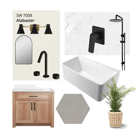 Secondary bathroom - Valley Ridge Interior Design Mood Board by Madeline Campbell on Style Sourcebook