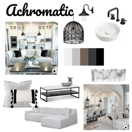 Achromatic Interior Design Mood Board by donna.moloney74 on Style Sourcebook