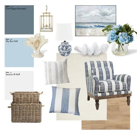 Hamptons Interior Design Mood Board by nevenealon on Style Sourcebook