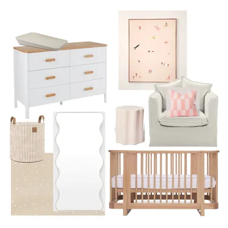 Nursery Interior Design Mood Board by Hope & Me Interiors on Style Sourcebook