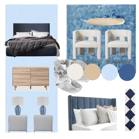 חדר בסגנון ים Interior Design Mood Board by Meni on Style Sourcebook