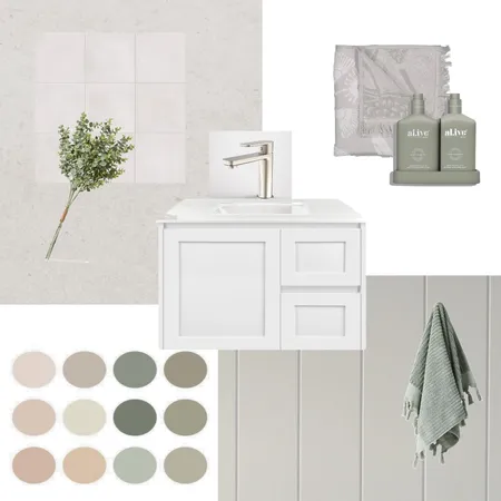 Main bathroom - temple and Webster vanity Interior Design Mood Board by Janelle_byrne@hotmail.com on Style Sourcebook