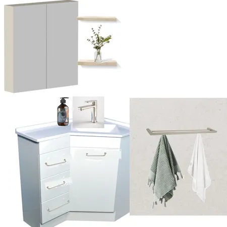 Fienza corner with brushed nickel Interior Design Mood Board by Janelle_byrne@hotmail.com on Style Sourcebook