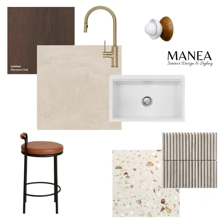 Modern Kitchen Interior Design Mood Board by Manea Interior Design & Styling on Style Sourcebook