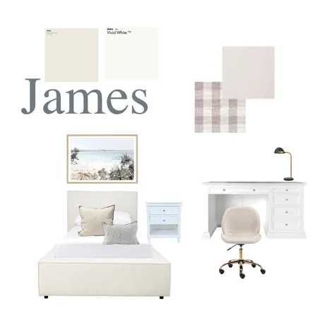 James Bedroom Interior Design Mood Board by McWilliam Interiors on Style Sourcebook