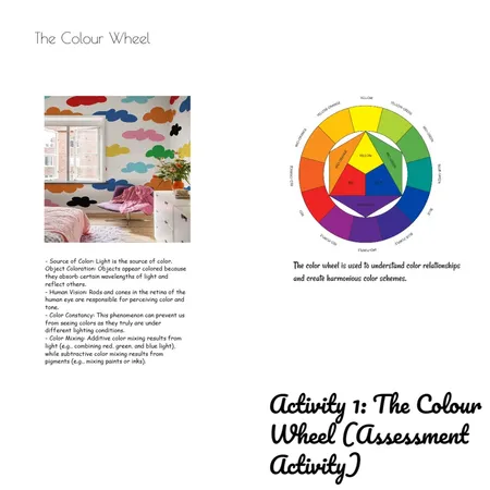 Activity 1: The Colour Wheel (Assessment Activity) Interior Design Mood Board by Michelle on Style Sourcebook