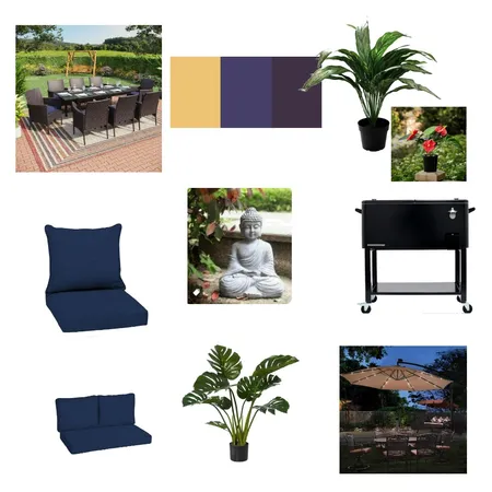 Campbell Estate Backyard & Pool Interior Design Mood Board by The DreamStyles AZ on Style Sourcebook