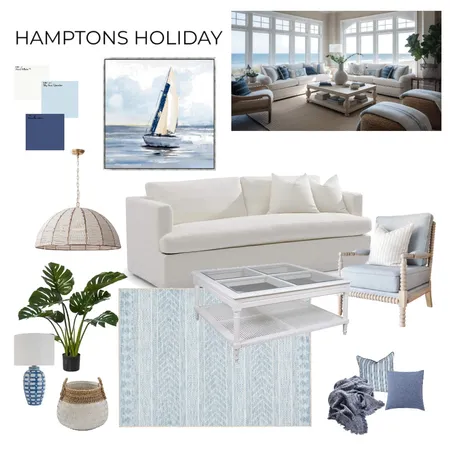 Hamptons Holiday 19 juin 2024 Interior Design Mood Board by DenisaDesigns on Style Sourcebook