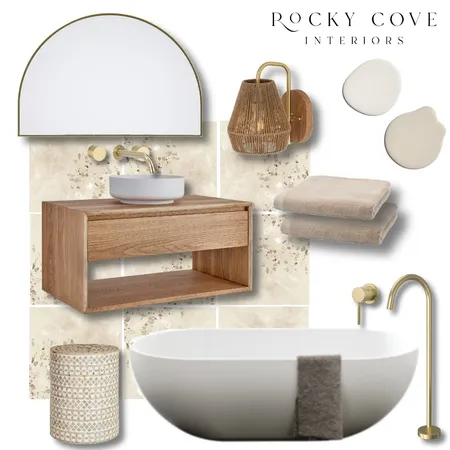 Rustic Mediterranean bathroom Interior Design Mood Board by Rockycove Interiors on Style Sourcebook