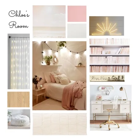 Chloe's Room Mood Board Interior Design Mood Board by stjackson1012@gmail.com on Style Sourcebook