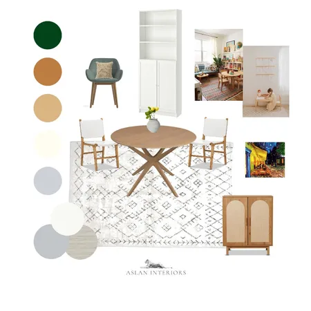 Persimmon - Living Interior Design Mood Board by mwoods on Style Sourcebook