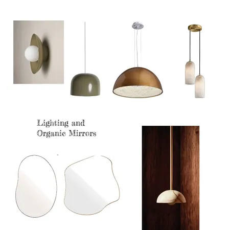 Lighting and Mirror suggestions Interior Design Mood Board by Jennypark on Style Sourcebook