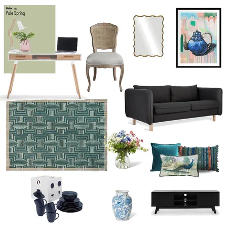 One room living room/office/dinning rental Interior Design Mood Board by Land of OS Designs on Style Sourcebook