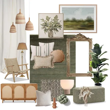 bohemian bedroom Interior Design Mood Board by yara. on Style Sourcebook