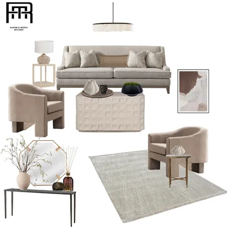 living room for Ashoag Interior Design Mood Board by Rawan1 on Style Sourcebook