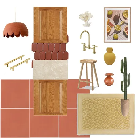 Honey Oak analogous Interior Design Mood Board by Luxuryy on Style Sourcebook