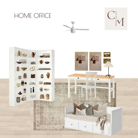 Home Office - Hemnes, Billy, Ingolf Interior Design Mood Board by Casa Macadamia on Style Sourcebook
