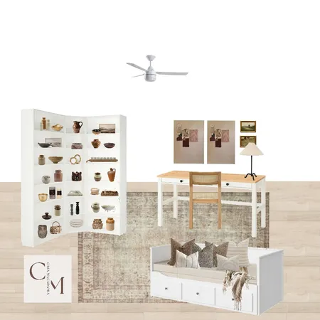 Home Office - Hemnes, Billy, Bangalow Interior Design Mood Board by Casa Macadamia on Style Sourcebook