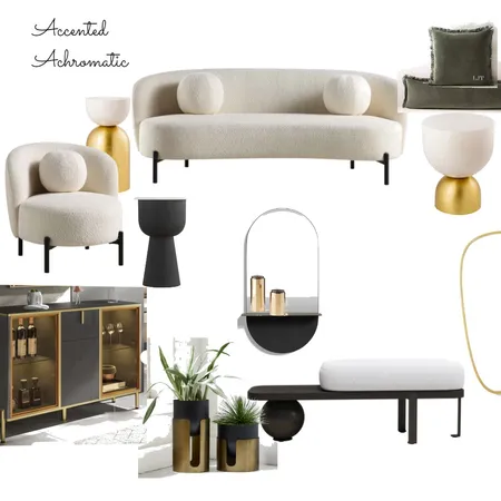 Accented achromatic Interior Design Mood Board by Sarah Interiors on Style Sourcebook