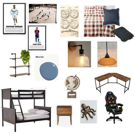 Landon's Room Interior Design Mood Board by Sarah on Style Sourcebook