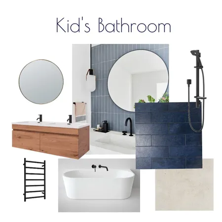 Dream House - Kid's Bathroom Interior Design Mood Board by Naomi.S on Style Sourcebook