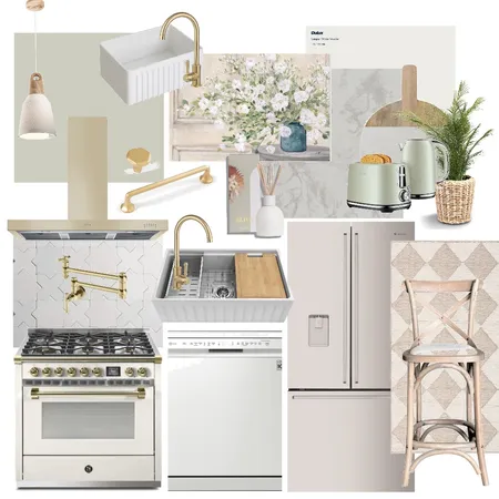 Farmhouse Chelsea Kitchen Interior Design Mood Board by Alyssa Coelho on Style Sourcebook