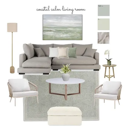 Coastal Calm Living Room Interior Design Mood Board by creative grace interiors on Style Sourcebook