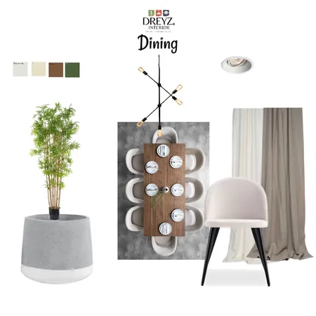 Mulawa Dining Interior Design Mood Board by Derick Asiimwe on Style Sourcebook