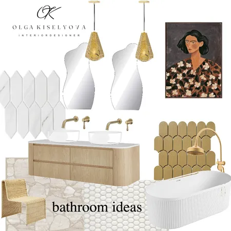 bathroom ideas Interior Design Mood Board by Olga Kiselyova on Style Sourcebook