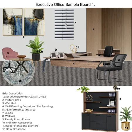 Tshaya Mashabela's - Executive Office 1 Interior Design Mood Board by Asma Murekatete on Style Sourcebook