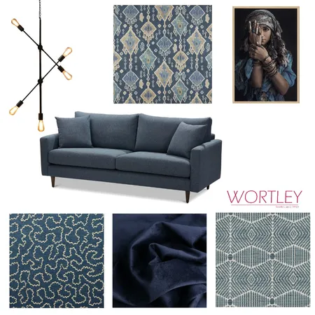 Navy Interior Design Mood Board by Wortley Group on Style Sourcebook