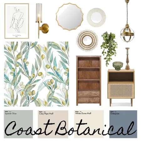 Coat Botanical Interior Design Mood Board by Haven Home Styling on Style Sourcebook