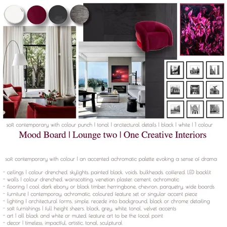 Mood Board - Lounge 2 NE Interior Design Mood Board by ONE CREATIVE on Style Sourcebook