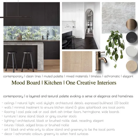 Mood Board - Kitchen NE Interior Design Mood Board by ONE CREATIVE on Style Sourcebook