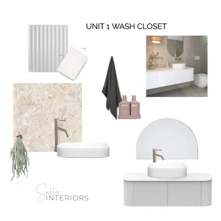 Ermington Unit 1 -Wash closet Interior Design Mood Board by Salty Interiors Co on Style Sourcebook