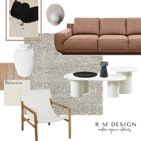 Modern Organic Earthy Living Interior Design Mood Board by RosieBallagh on Style Sourcebook