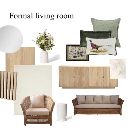 Formal Living room Interior Design Mood Board by HomebyQue on Style Sourcebook