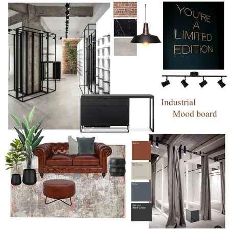 indumentaria masculina estilo industrial Interior Design Mood Board by natalia.p@live.com.ar on Style Sourcebook