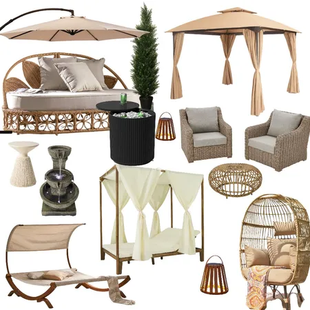 Backyard Walmart Links Interior Design Mood Board by Artaraatelier on Style Sourcebook