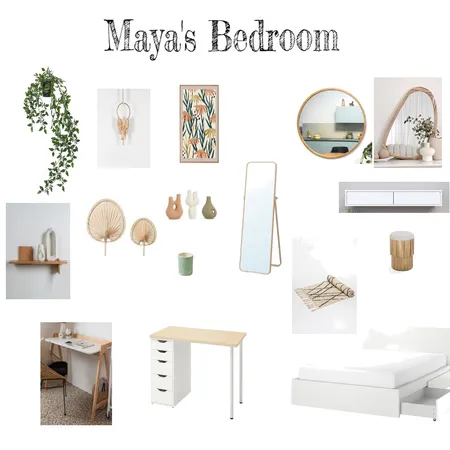 החדר של מאיה אופציה 2 Interior Design Mood Board by noa kravitz on Style Sourcebook