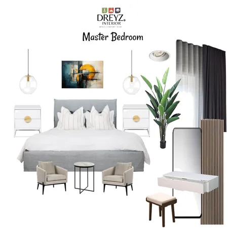 Master Bedroom Interior Design Mood Board by Derick Asiimwe on Style Sourcebook