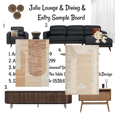 Julia dining and living & Entry 2 Interior Design Mood Board by Style by Sisters on Style Sourcebook