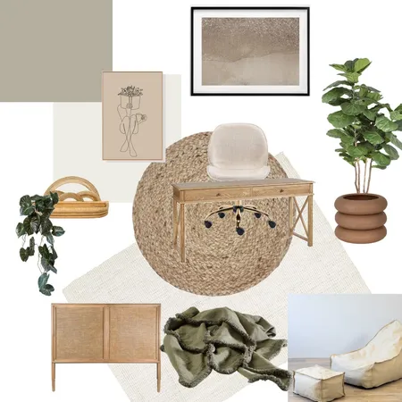 unit staging- office/ bedroom 2 Interior Design Mood Board by Moodi Interiors on Style Sourcebook