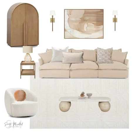 living room in beige tones Interior Design Mood Board by Suite.Minded on Style Sourcebook