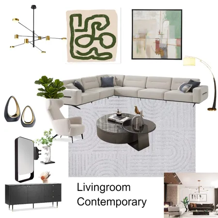 Contemporary Design Style Mood Board Interior Design Mood Board by Washaki on Style Sourcebook