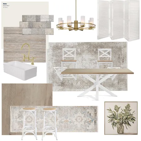 modern farmhouse kitchen/dining room Interior Design Mood Board by brianna sardinha on Style Sourcebook