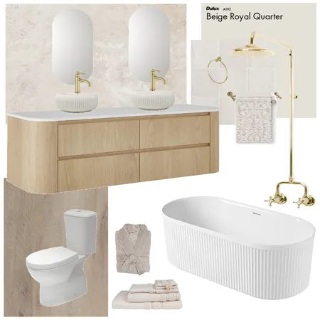 modern farmhouse bathroom Interior Design Mood Board by brianna sardinha on Style Sourcebook