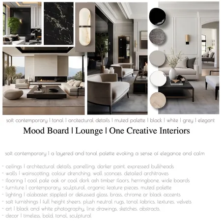 Mood Board - Lounge 3 NE Interior Design Mood Board by ONE CREATIVE on Style Sourcebook